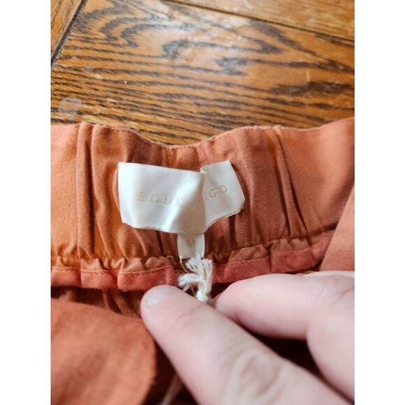 NWT Souk Indigo orange culottes pants sz Medium - Picture 2 of 5